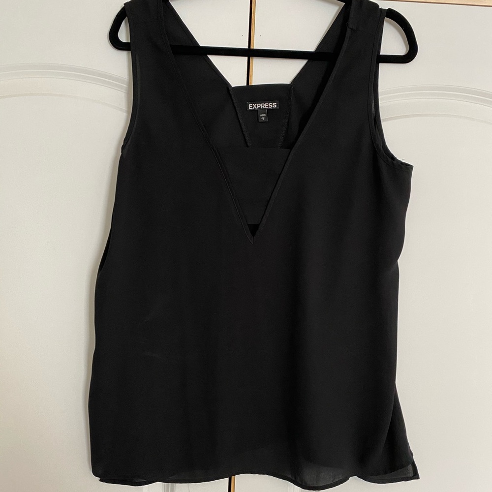 Black tank top